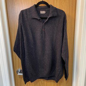 Chevignon 3-Button Neck Sweater XL 2000s Vintage